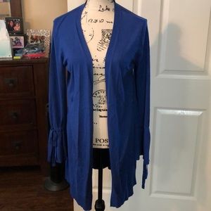 New Halogen Lightweight Tie Sleeve Cardigan